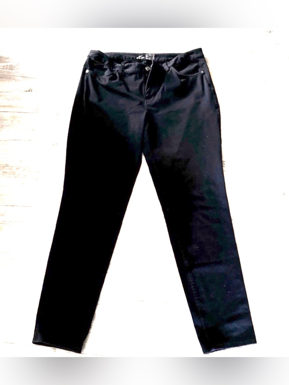 Nike Dri-FIT straight leg black pants size 8